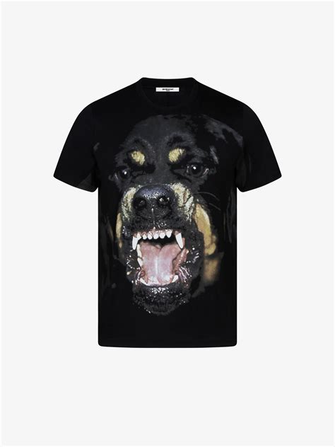 givenchy shirt heren dog|givenchy dog print shirts.